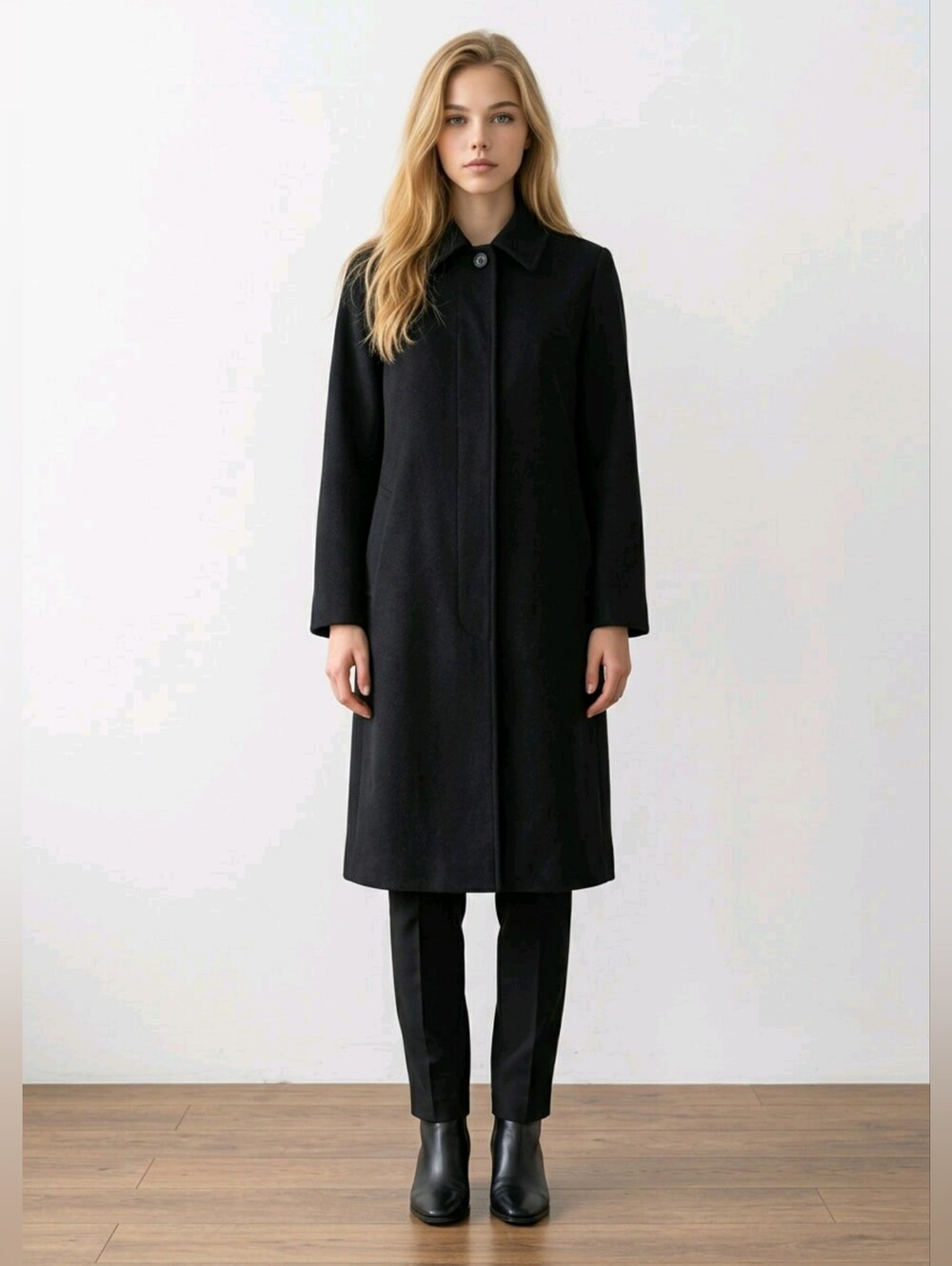 GUCCI Black Women's Wool Coat